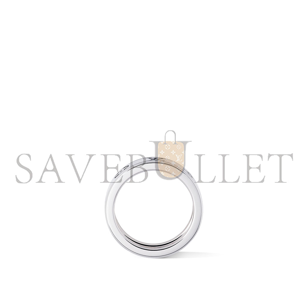 LOUIS VUITTON LES GASTON VUITTON SMALL RING - WHITE GOLD Q0H43H